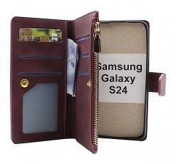 billigamobilskydd.seXL Standcase Luxury Wallet Samsung Galaxy S24 5G (SM-S921B/DS)