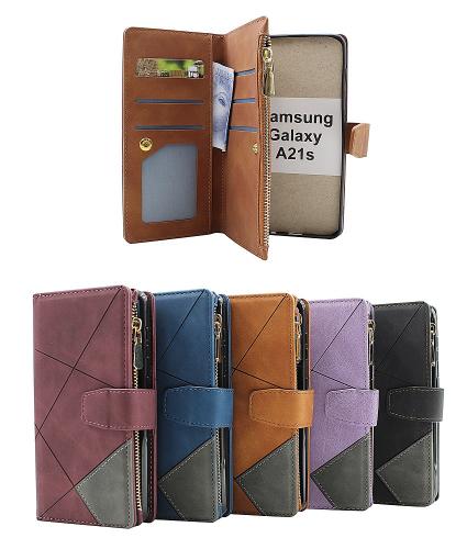 billigamobilskydd.seXL Samsung Galaxy A21s Luxury Phone Wallet