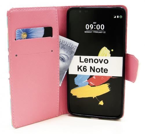 billigamobilskydd.seDesignwallet Lenovo K6 Note