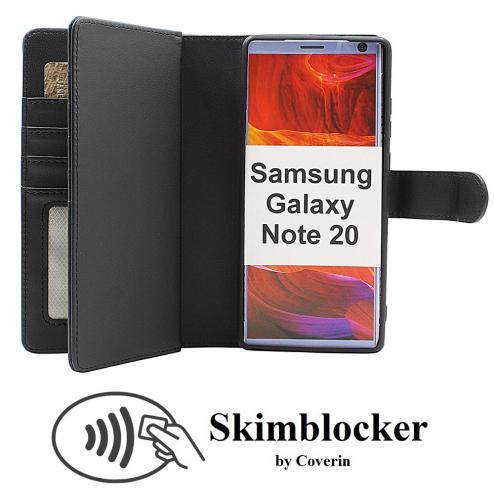 CoverinSkimblocker Samsung Galaxy Note 20 5G XL Magnet Phone Wallet