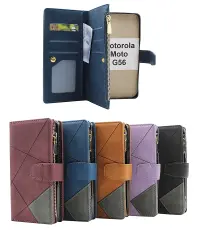 billigamobilskydd.seXL Motorola Moto G56 Luxury Wallet Case