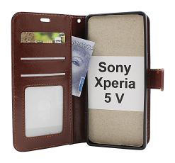 CoverinCrazy Horse Wallet Sony Xperia 5 V