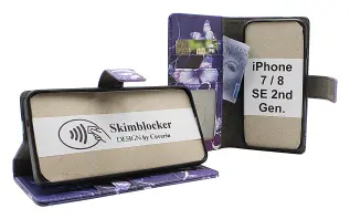 CoverinSkimblocker iPhone 7/8/SE 2nd/3rd Gen Phone Wallet Design