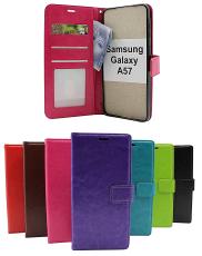 billigamobilskydd.seCrazy Horse Samsung Galaxy A57 5G Phone Wallet