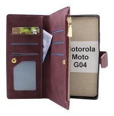CoverinXL Standcase Luxury Wallet Motorola Moto G04