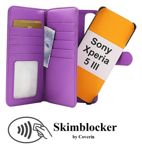 CoverinSkimblocker XL Magnet Wallet Sony Xperia 5 III (XQ-BQ52)