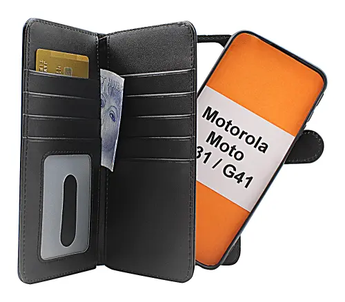 CoverinSkimblocker XL Magnet Wallet Motorola Moto G31/G41