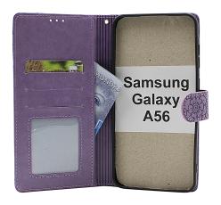 billigamobilskydd.seFlower Samsung Galaxy A56 Phone Wallet