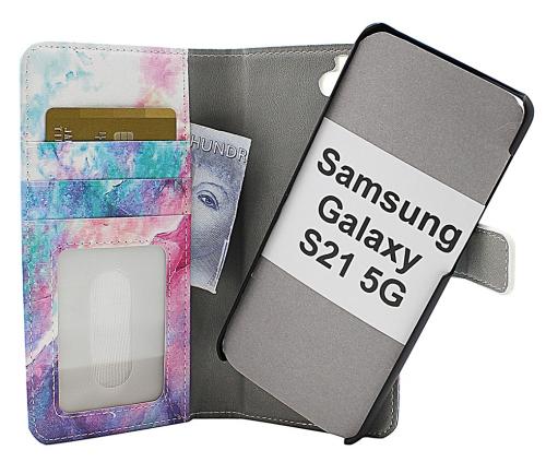 CoverinSkimblocker Magnet Designwallet Samsung Galaxy S21 5G (G991B)