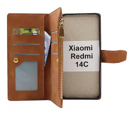 billigamobilskydd.seXL Xiaomi Redmi 14C Luxury Phone Wallet