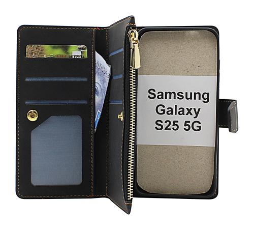 billigamobilskydd.seXL Samsung Galaxy S25 Luxury Phone Wallet