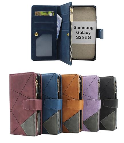 billigamobilskydd.seXL Samsung Galaxy S25 Luxury Phone Wallet