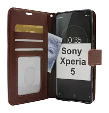 CoverinCrazy Horse Wallet Sony Xperia 5