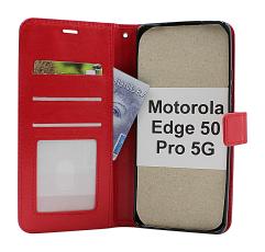 billigamobilskydd.seCrazy Horse Motorola Edge 50 Pro 5G Phone Wallet