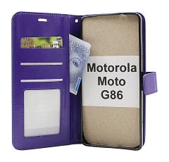 CoverinCrazy Horse Motorola Moto G86 / G86 Power Phone Wallet