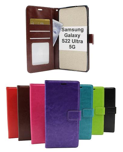 billigamobilskydd.seCrazy Horse Wallet Samsung Galaxy S22 Ultra 5G