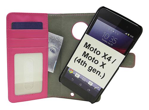 CoverinSkimblocker Magnet Wallet Moto X4 / Moto X (4th gen)