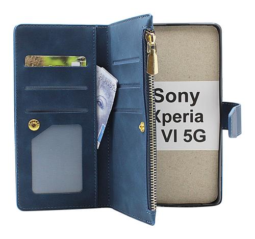 billigamobilskydd.seXL Sony Xperia 1 VI 5G Luxury Phone Wallet