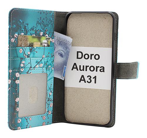 CoverinSkimblocker Doro Aurora A31 Phone Wallet Design