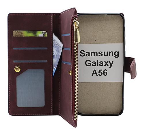 billigamobilskydd.seXL Samsung Galaxy A56 Luxury Phone Wallet