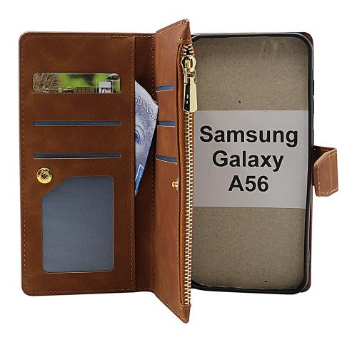 billigamobilskydd.seXL Samsung Galaxy A56 Luxury Phone Wallet
