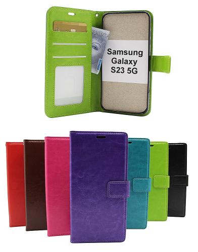 billigamobilskydd.seCrazy Horse Samsung Galaxy S23 5G Phone Wallet