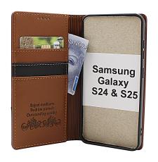 billigamobilskydd.seSamsung Galaxy S24 / S25 Luxury Wallet Case Slim