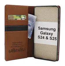 billigamobilskydd.seSamsung Galaxy S24 / S25 Luxury Wallet Case Slim