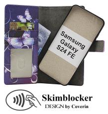 CoverinSkimblocker Samsung Galaxy S24 FE Magnet Phone Wallet Design