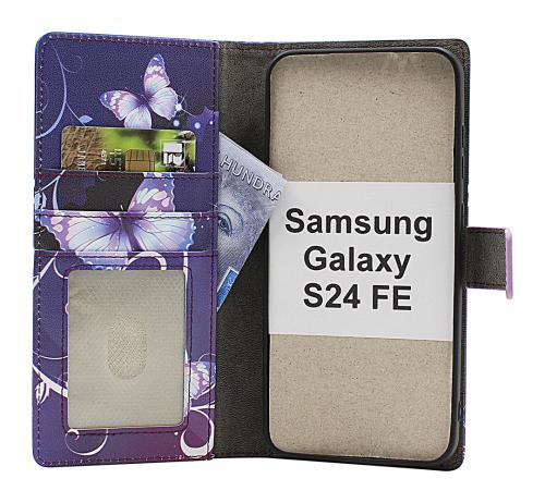 CoverinSkimblocker Samsung Galaxy S24 FE Magnet Phone Wallet Design