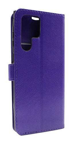 CoverinCrazy Horse Wallet Samsung Galaxy S22 Ultra 5G