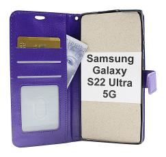 CoverinCrazy Horse Wallet Samsung Galaxy S22 Ultra 5G