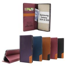 billigamobilskydd.seSamsung Galaxy S24 / S25 Luxury Wallet Case Slim