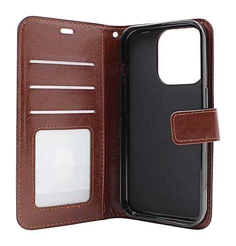 CoverinCrazy Horse Wallet iPhone 15 Pro