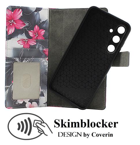 CoverinSkimblocker Samsung Galaxy S24 FE Magnet Phone Wallet Design