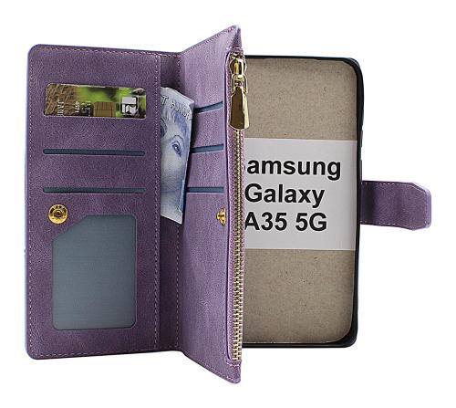 billigamobilskydd.seXL Standcase Luxury Wallet Samsung Galaxy A35 5G