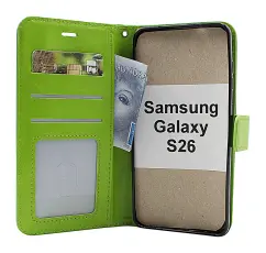 CoverinCrazy Horse Samsung Galaxy S26 Phone Wallet