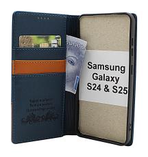 billigamobilskydd.seSamsung Galaxy S24 / S25 Luxury Wallet Case Slim