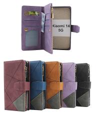 billigamobilskydd.seXL Standcase Luxury Wallet Xiaomi 14 5G