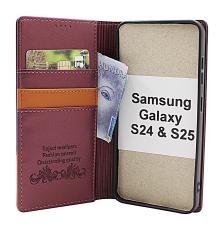 billigamobilskydd.seSamsung Galaxy S24 / S25 Luxury Wallet Case Slim