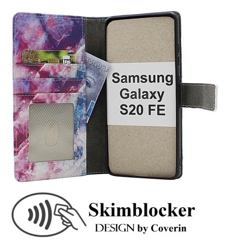 CoverinSkimblocker Samsung Galaxy S20 FE / S20 FE 5G Magnet Phone Wallet Design