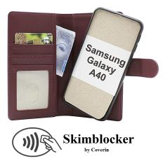 CoverinSkimblocker Samsung Galaxy A40 Magnet Phone Wallet