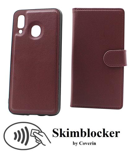 CoverinSkimblocker Samsung Galaxy A40 Magnet Phone Wallet