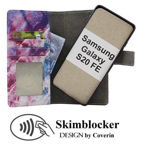 CoverinSkimblocker Samsung Galaxy S20 FE / S20 FE 5G Magnet Phone Wallet Design