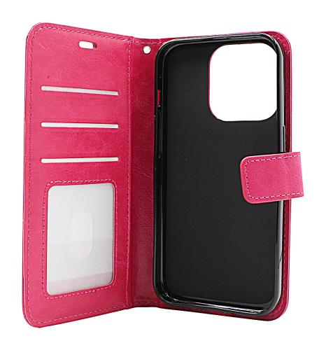 CoverinCrazy Horse Wallet iPhone 15 Pro