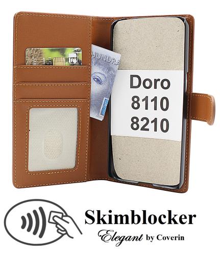 CoverinSkimblocker Doro 8110 / 8210 Phone Wallet