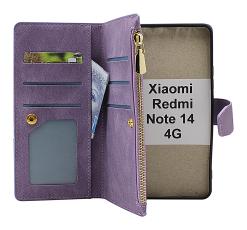 billigamobilskydd.seXL Xiaomi Redmi Note 14 5G Luxury Phone Wallet
