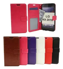CoverinCrazy Horse Wallet LG K9 2018 (LMX210)