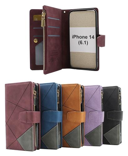 billigamobilskydd.seXL Standcase Luxury Wallet iPhone 14 (6.1)