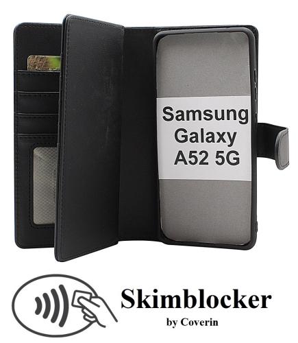 CoverinSkimblocker Samsung Galaxy A52 5G XL Magnet Phone Wallet